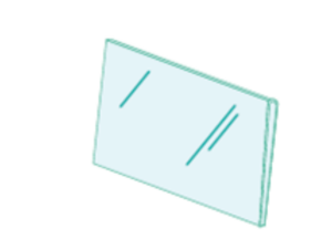 AC-LEX-LENS-IDA Folded Lexan Lens, IDA size (10-pack)